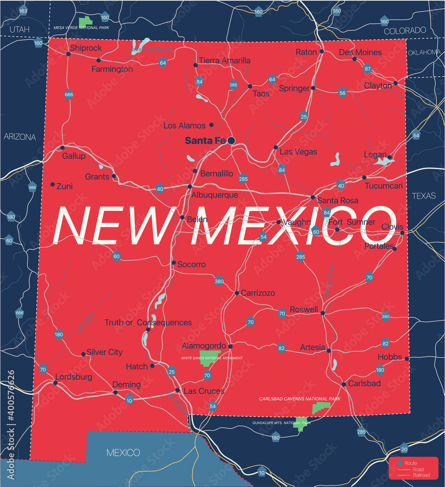 New Mexico State Detailed Editable Map With Cities And Towns 1000 F 400576626 BlBVFG67RCfAQ38Vd2SM7uJj9JEJ0hM1 