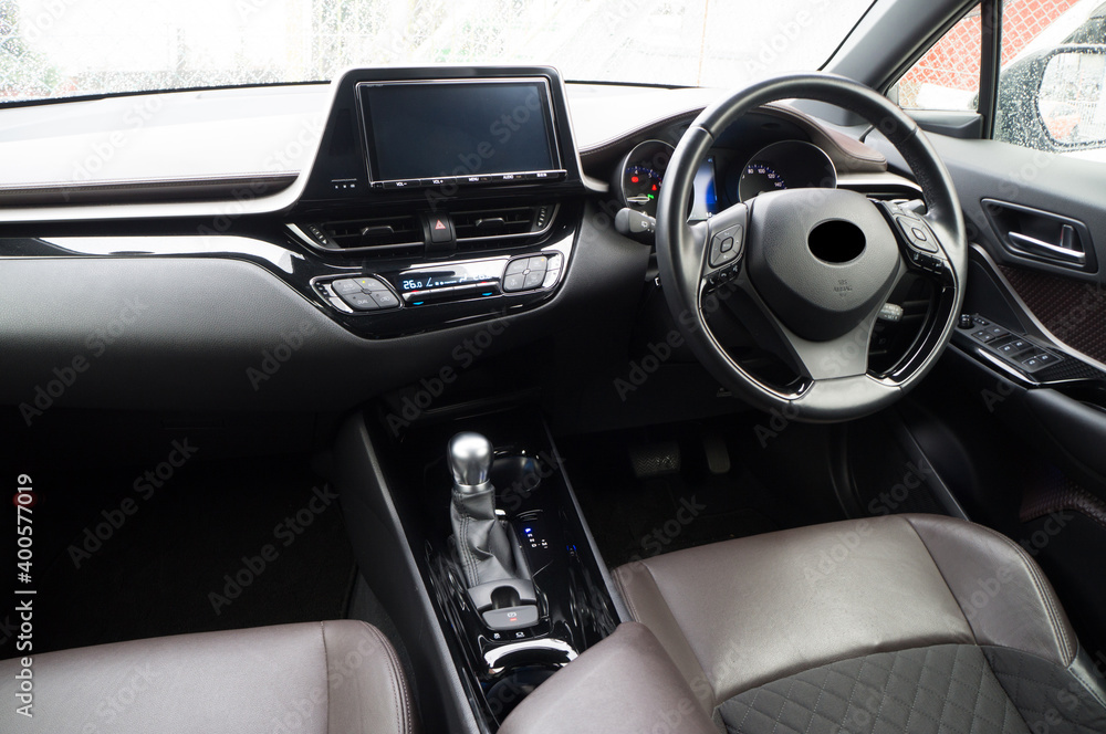 Fototapeta premium 車の内装