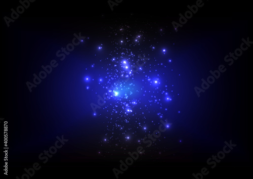abstract vector blue lighting design background design. illustration vector design.