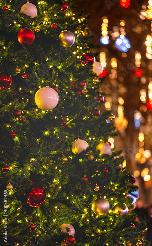 Nice Christmas tree in the ...