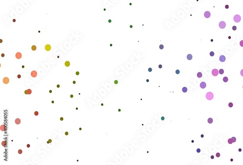 Light Multicolor, Rainbow vector template with circles.