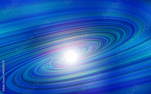 Light BLUE vector background with galaxy stars. Modern abstract illustration with Big Dipper stars. Pattern for astrology websites.