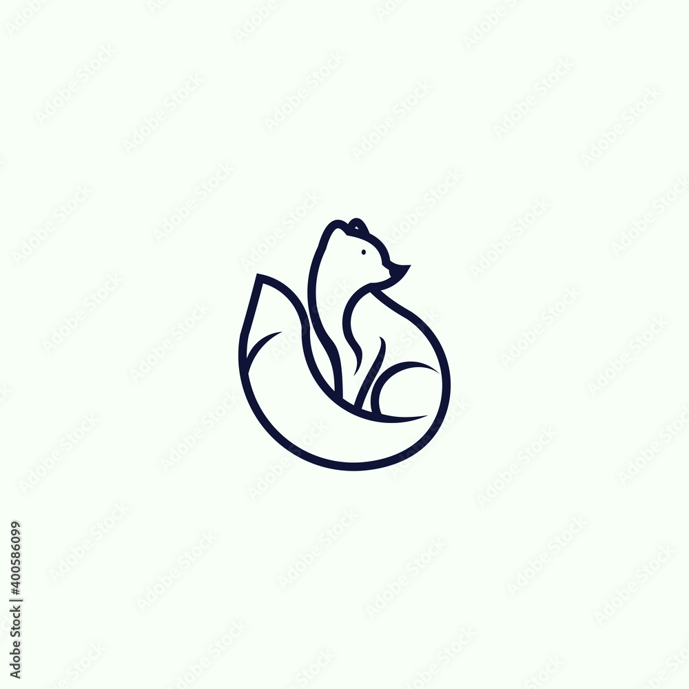 fox logo design vector illustration fox logo design vector illustration