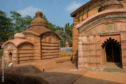 Chaturdasa Devata Temple in the city of Udaipur, the ancient capital of Tripura. India. photo