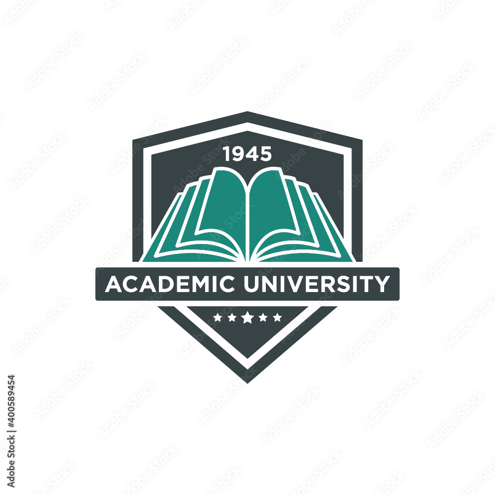 University college school logo template University college school logo template