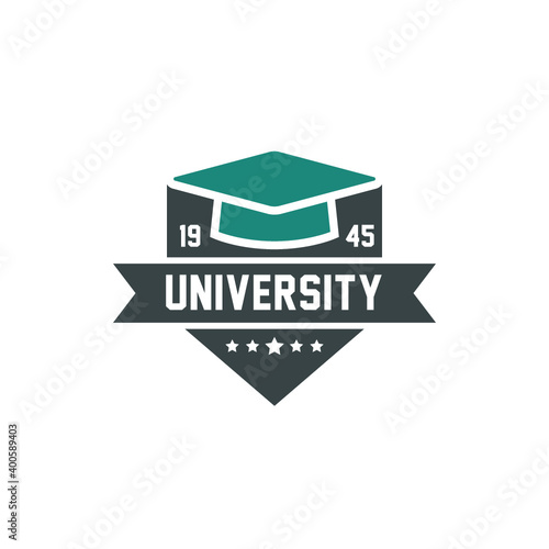 University college school logo template 