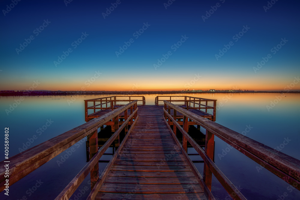 Fototapeta premium amanecer en la costa de murcia