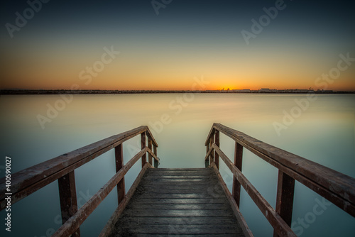 amanecer en la costa de murcia