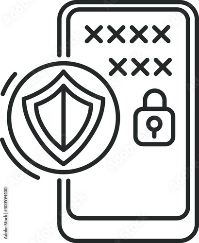 mobile application icon, password storage app