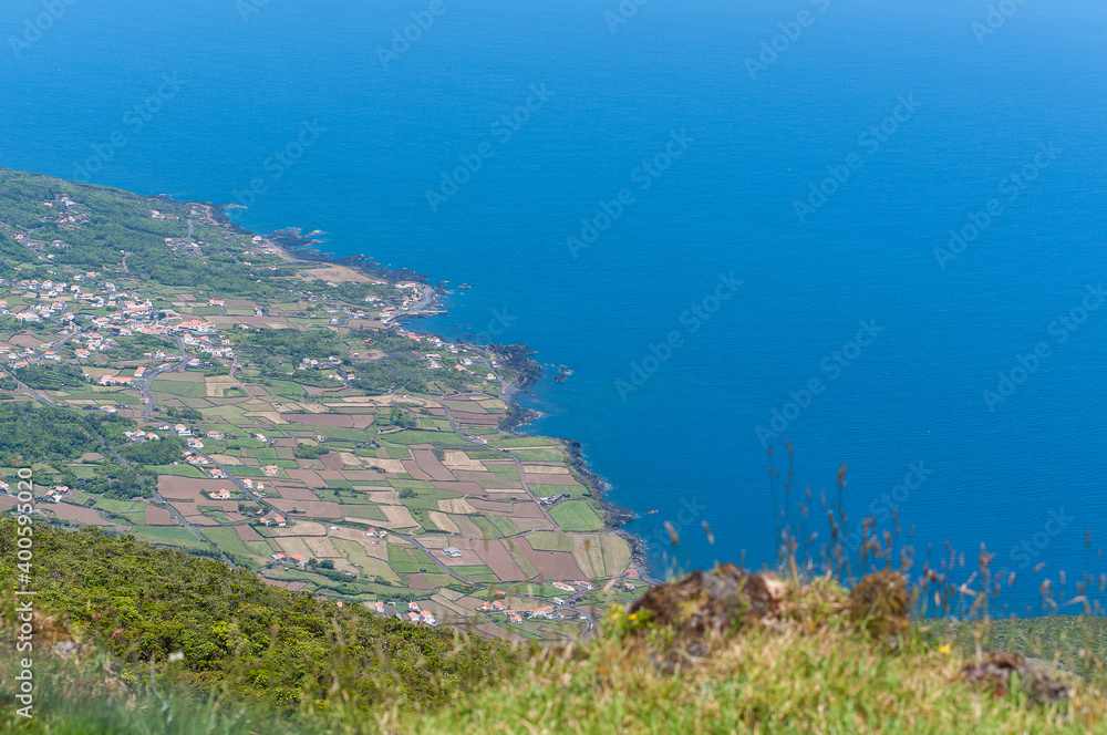The village of Pico island, Azores 