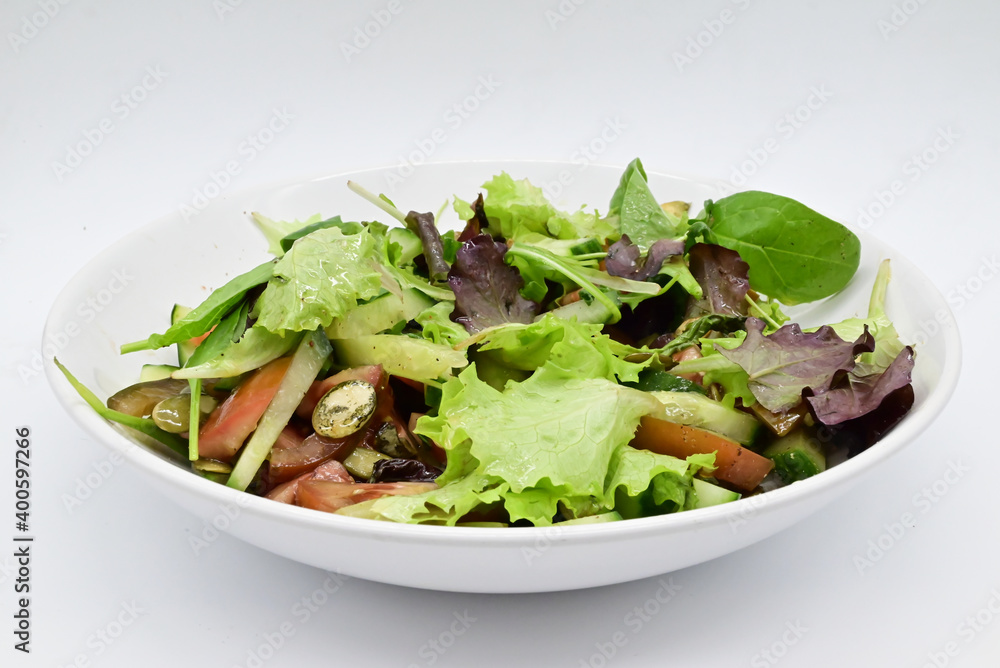 fresh salad in a bowl fresh salad in a bowl