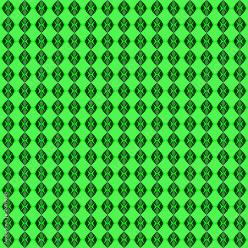 Green rectangles on a light green background. Texture from rectangles. Arrangement in a row.