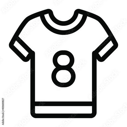 
Editable design of tee short icon, menswear vector 
