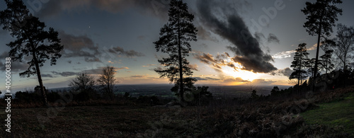 Leith Hill sunset, surrey