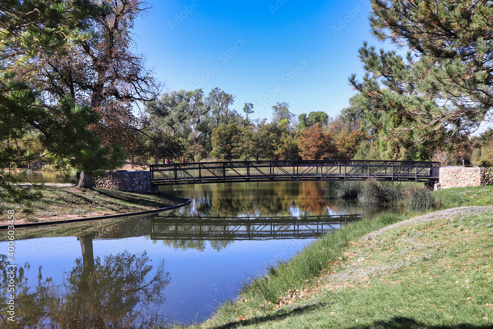 Fototapeta premium bridge over the river