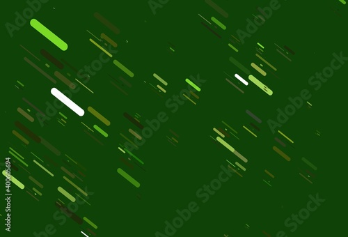 Light Green vector background with straight lines.