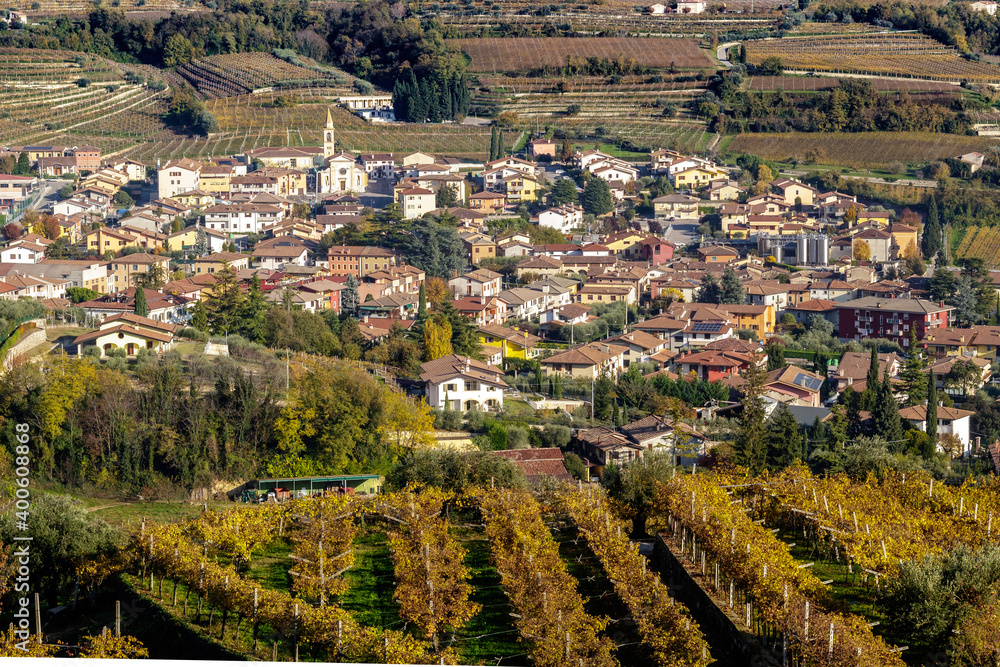 Valgatara, one of the most populated districts in the municipality of Marano di Valpolicella.