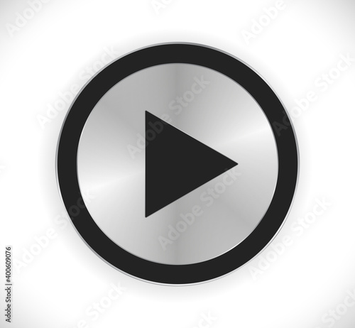 Free Download play button metal - GFXLoad