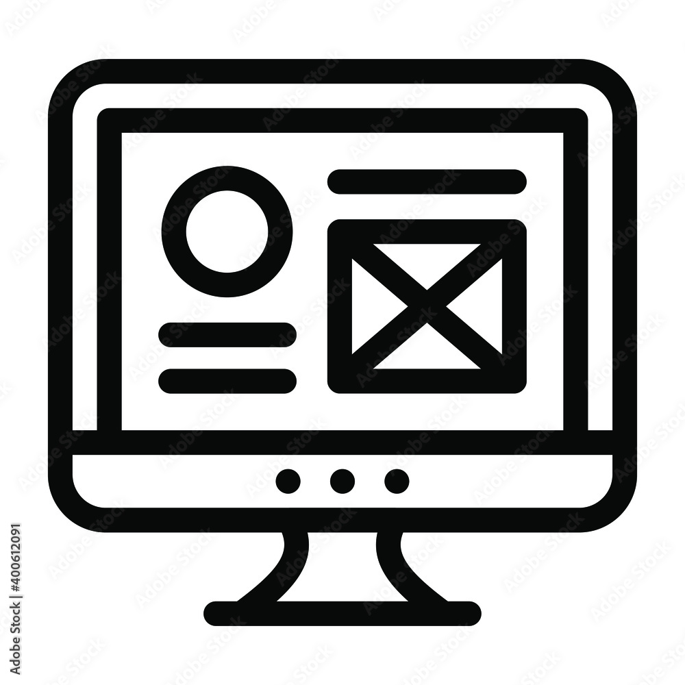 Email in trendy editable glyph icon
Email in trendy editable glyph icon