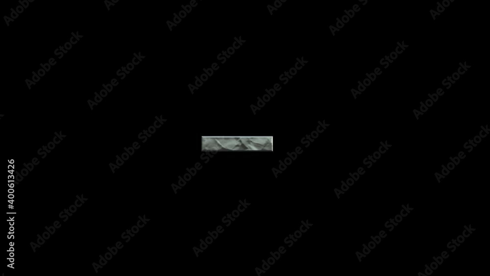 - Metal Foil minu Symbol 3D Motion - Metal Foil minu Symbol 3D Motion