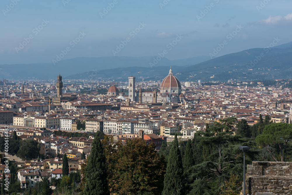 Blick auf historische Kultur Stadt Florenz in Italien 