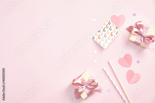 Wall Mural Valentines Day party concept