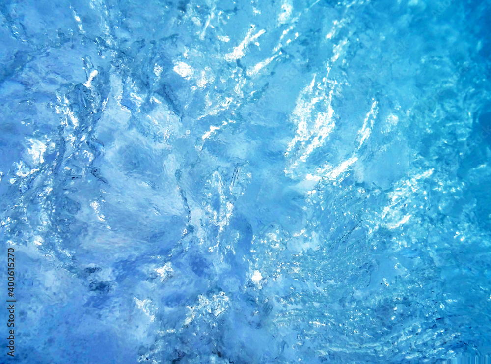 Obraz premium Blurred ice texture.