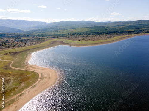 Bakardere Reservoir near town of Ihtiman, Bulgaria