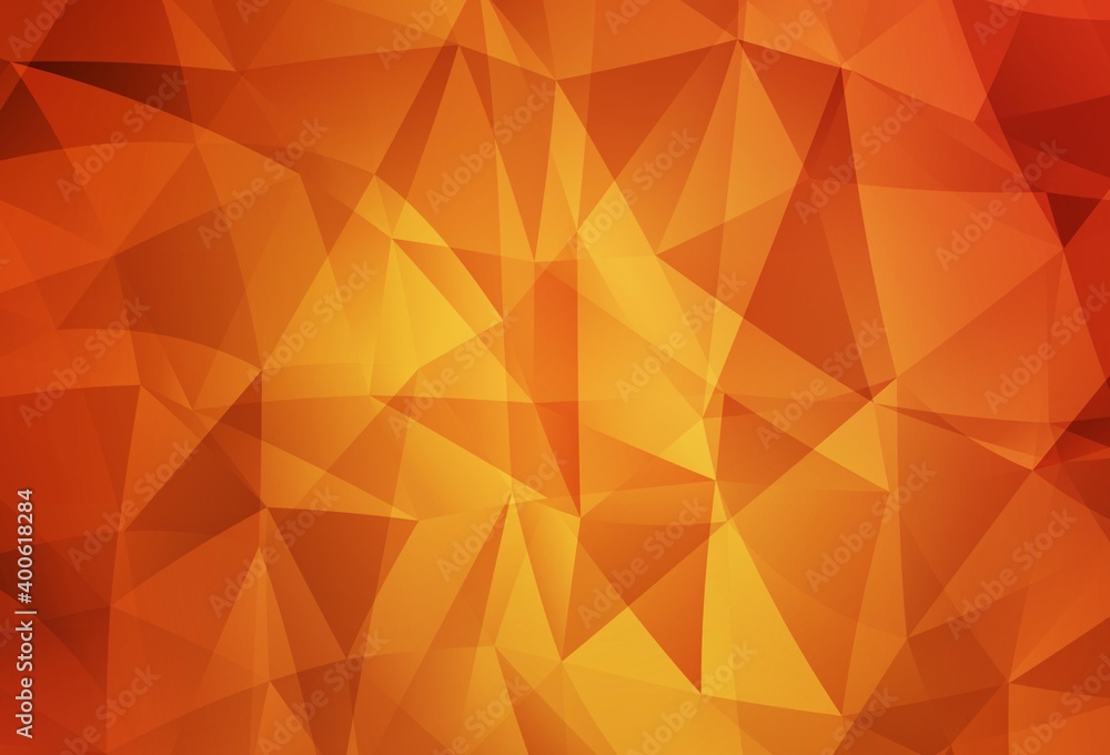 Light Red vector polygonal template. Light Red vector polygonal template.