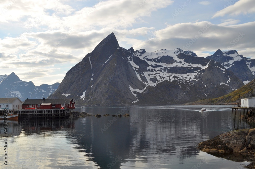 Moskenes in Norwegens Fjord