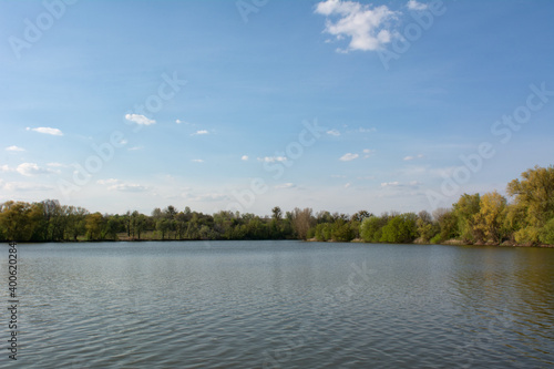 landscape with lake