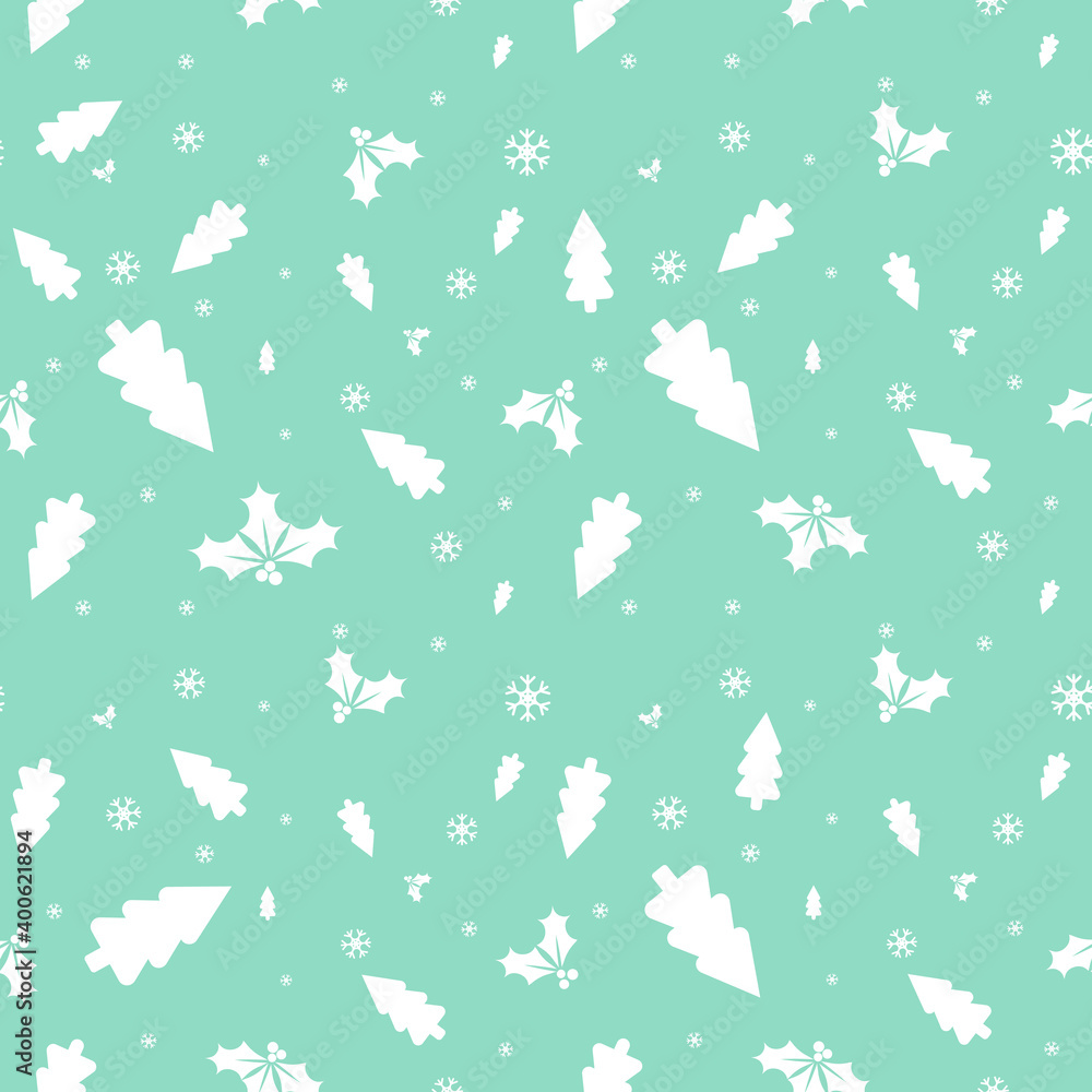 Christmas seamless pattern, Xmas poster design template, vector illustration Christmas seamless pattern, Xmas poster design template, vector illustration
