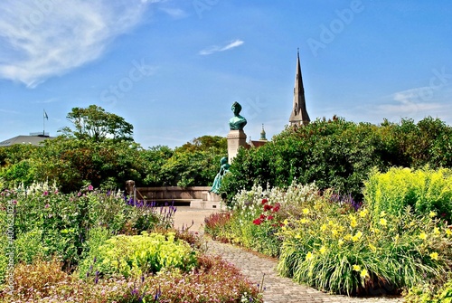 Photography Copenhagen, Denmark: The monument at Langelinie in Copenhagen, commemorating Princess Marie d'Orléans who was a French princess by birth and a Danish princess by marriage to Prince Valdemar