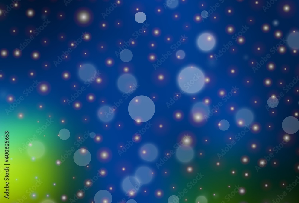 Dark Blue, Green vector template in carnival style. Dark Blue, Green vector template in carnival style.