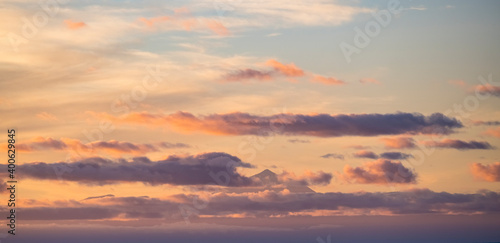 sunset in the sky with clouds © LeticiaLara