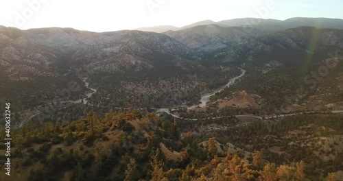Lockwood Valley California Dramatic Landscape Aerial Drone photo