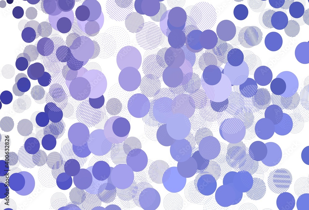 Light Purple vector background with bubbles. Light Purple vector background with bubbles.