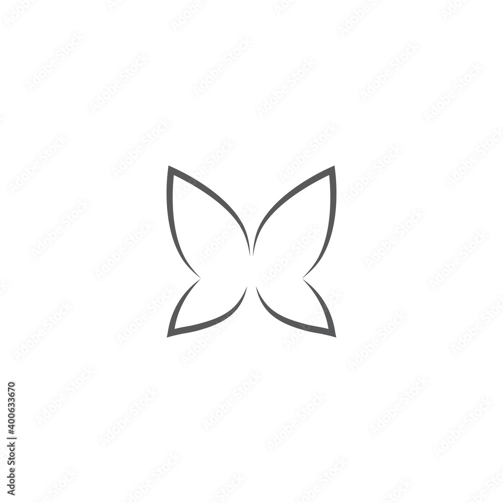 Beauty Butterfly Vector icon design