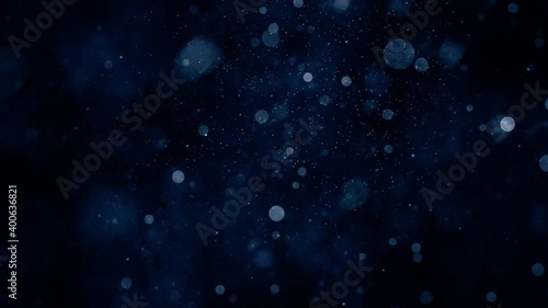 Wallpaper Mural Abstract background with animation of flying and flickering particles as bokeh of light. (loopable) Torontodigital.ca