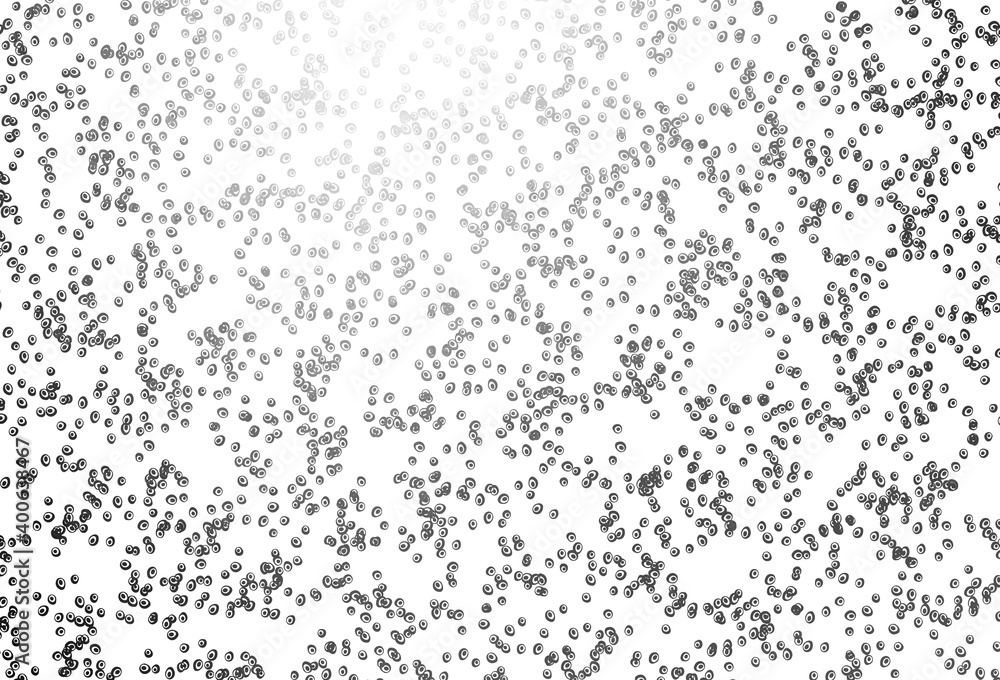 Light Silver, Gray vector backdrop with dots. Light Silver, Gray vector backdrop with dots.