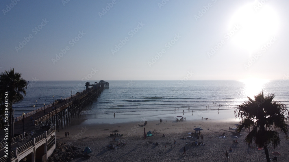 Obraz premium Drone Beach