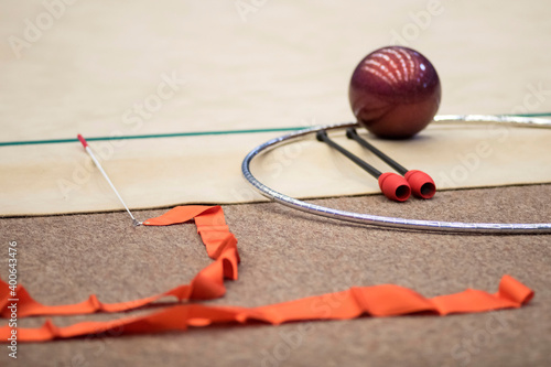 engins de gymnastique rythmique