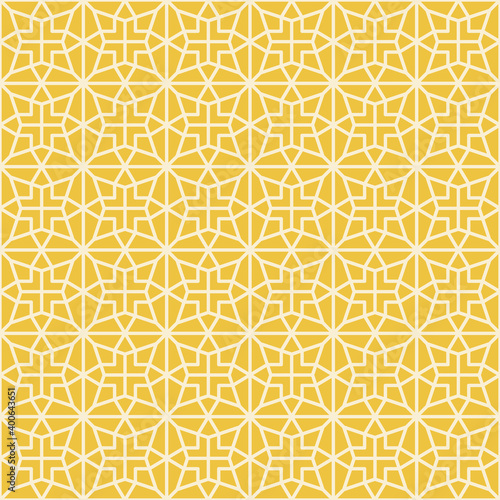 Art deco seamless pattern background. © HPL