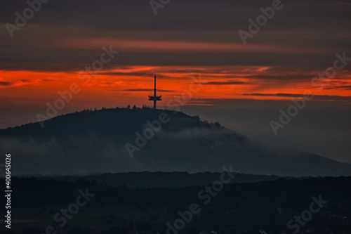 Dünsberg bei Nacht
