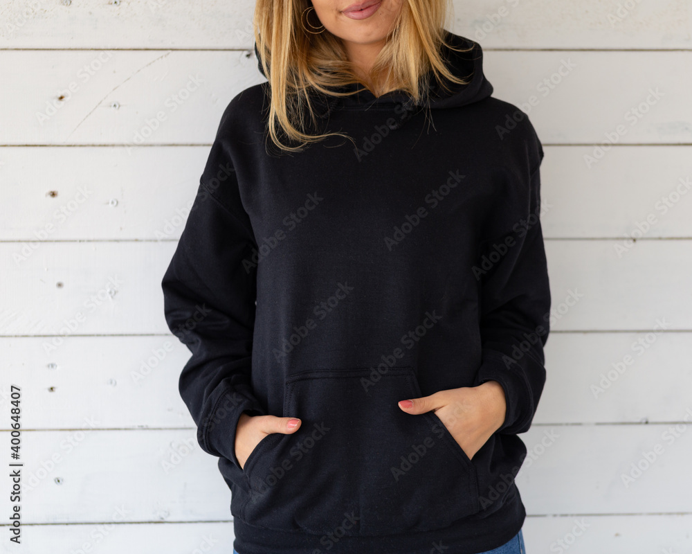 Model hoodie sale