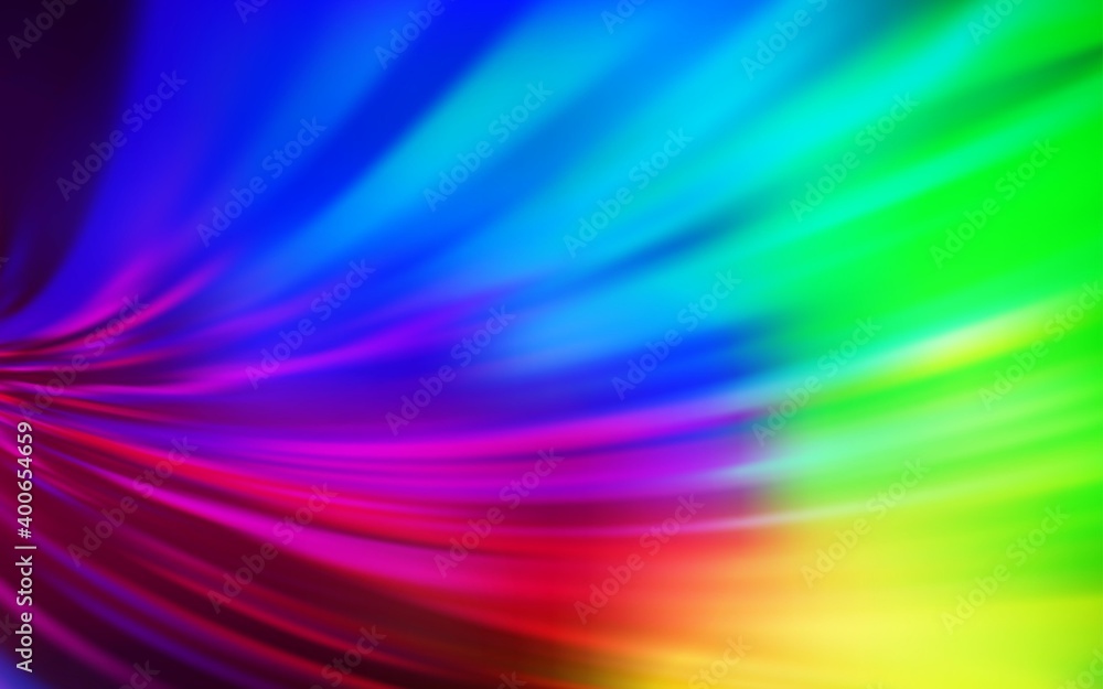 Obraz premium Dark Multicolor vector glossy abstract backdrop. Creative illustration in halftone style with gradient. The best blurred design for your business.