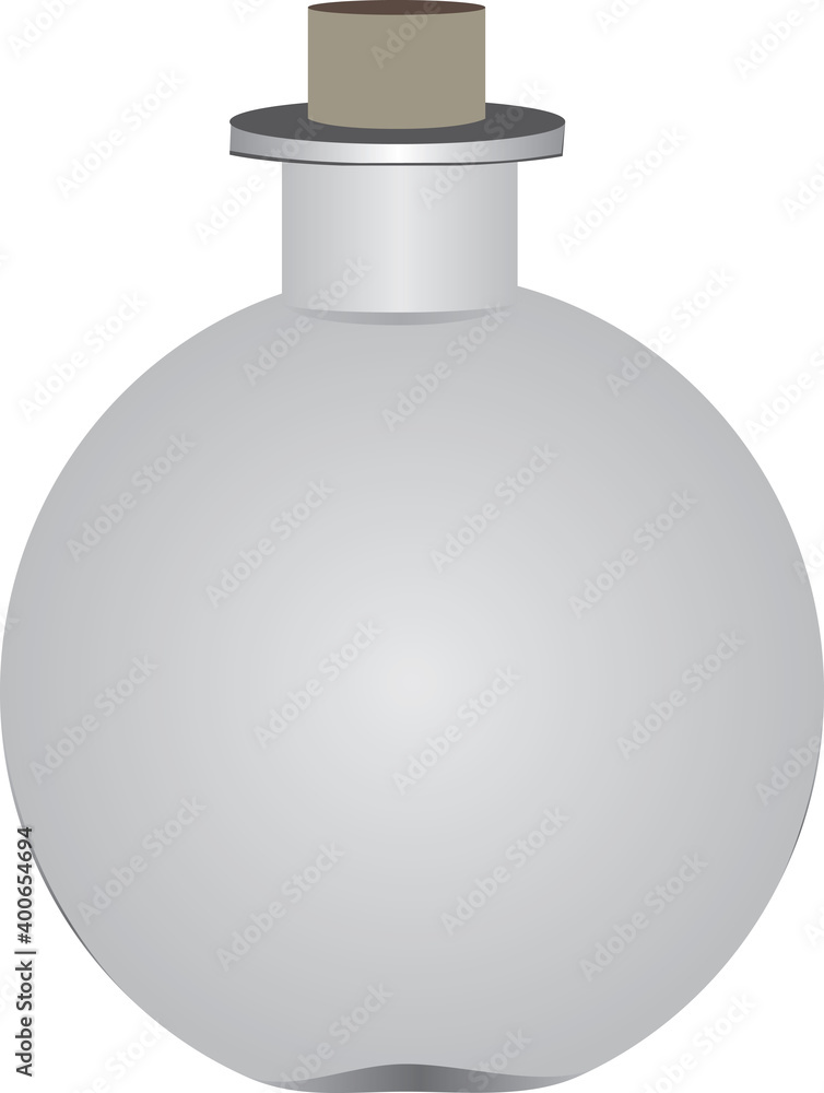 Spherical frosted glass bottle Spherical frosted glass bottle