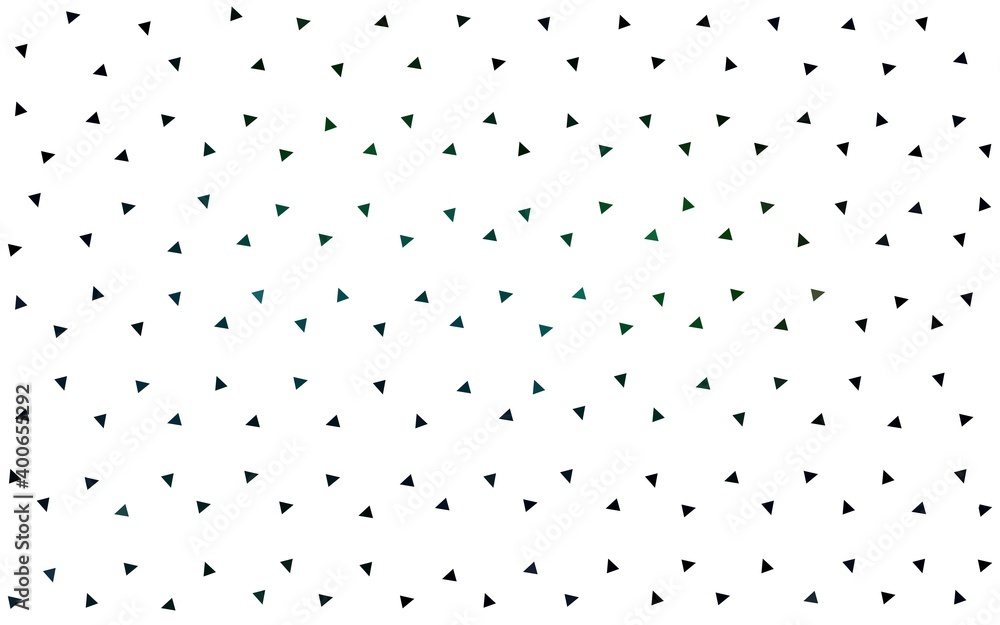 Dark Green vector geometric simple minimalistic background, which consist of triangles on white background. Triangular pattern with gradient for your business design. Dark Green vector geometric simple minimalistic background, which consist of triangles on white background. Triangular pattern with gradient for your business design.