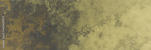 3D rendered yellow and brown dirty wall surface