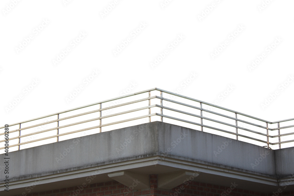 Fototapeta premium Roof Top Balcony with dramatic sky